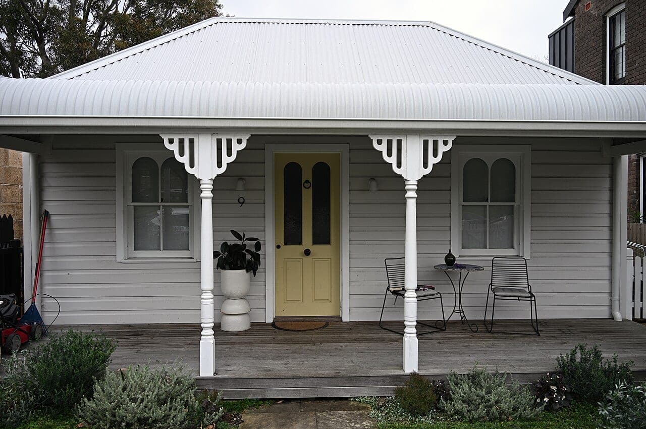 Cottage frontage and garden